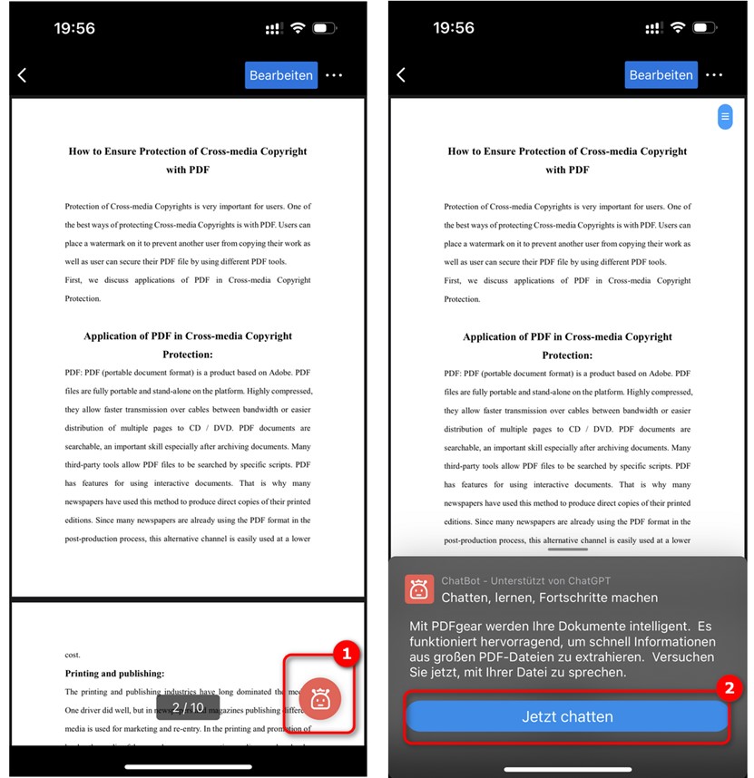 Jetzt chatten mit KI-ChatBot