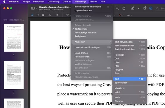 Links in PDF einfügen