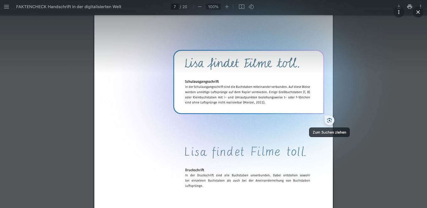 OCR-Bereich auswählen