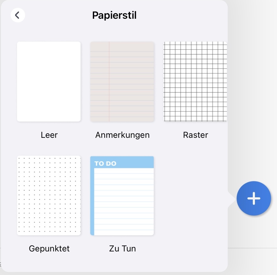 Papierstil in PDFgear auswählen