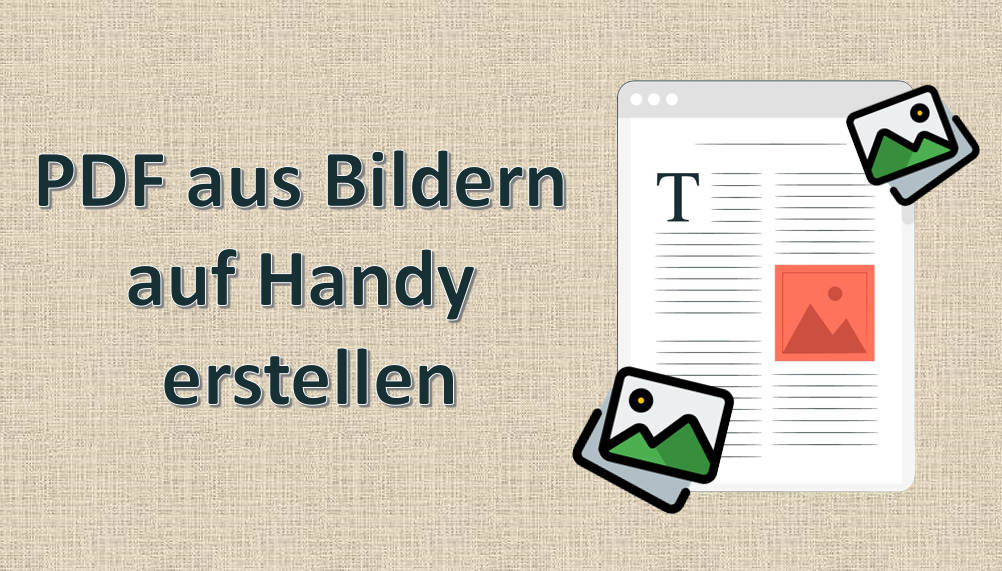 pdf aus bildern auf handy erstellen