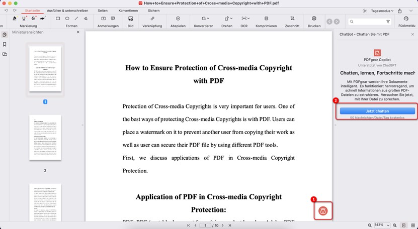 PDF-Datei mit KI übersetzen
