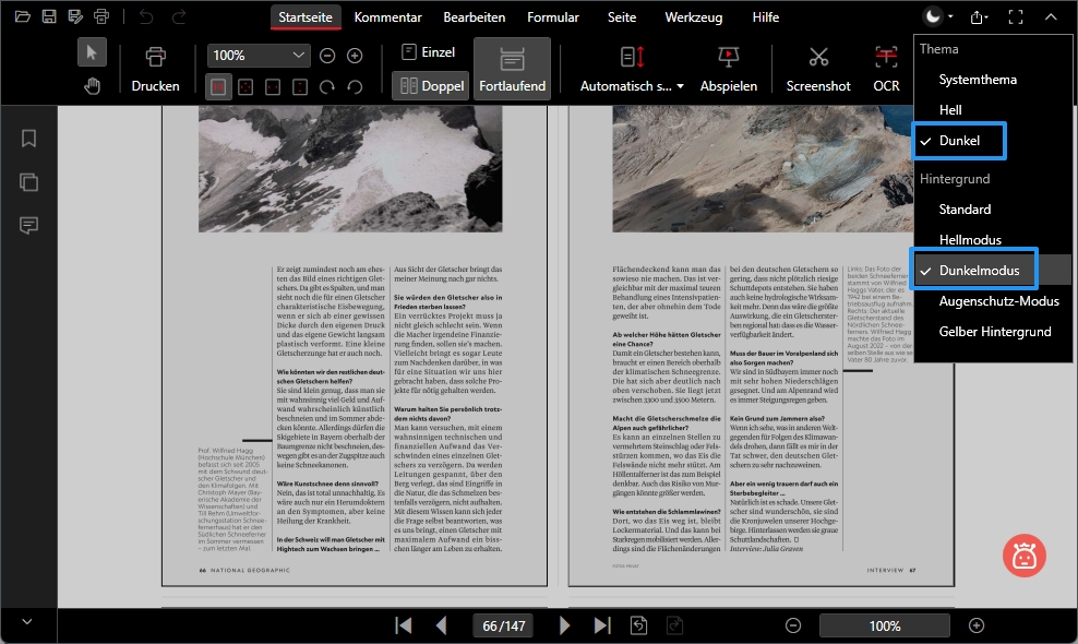 PDF Hintergrundfarber dünkler machen