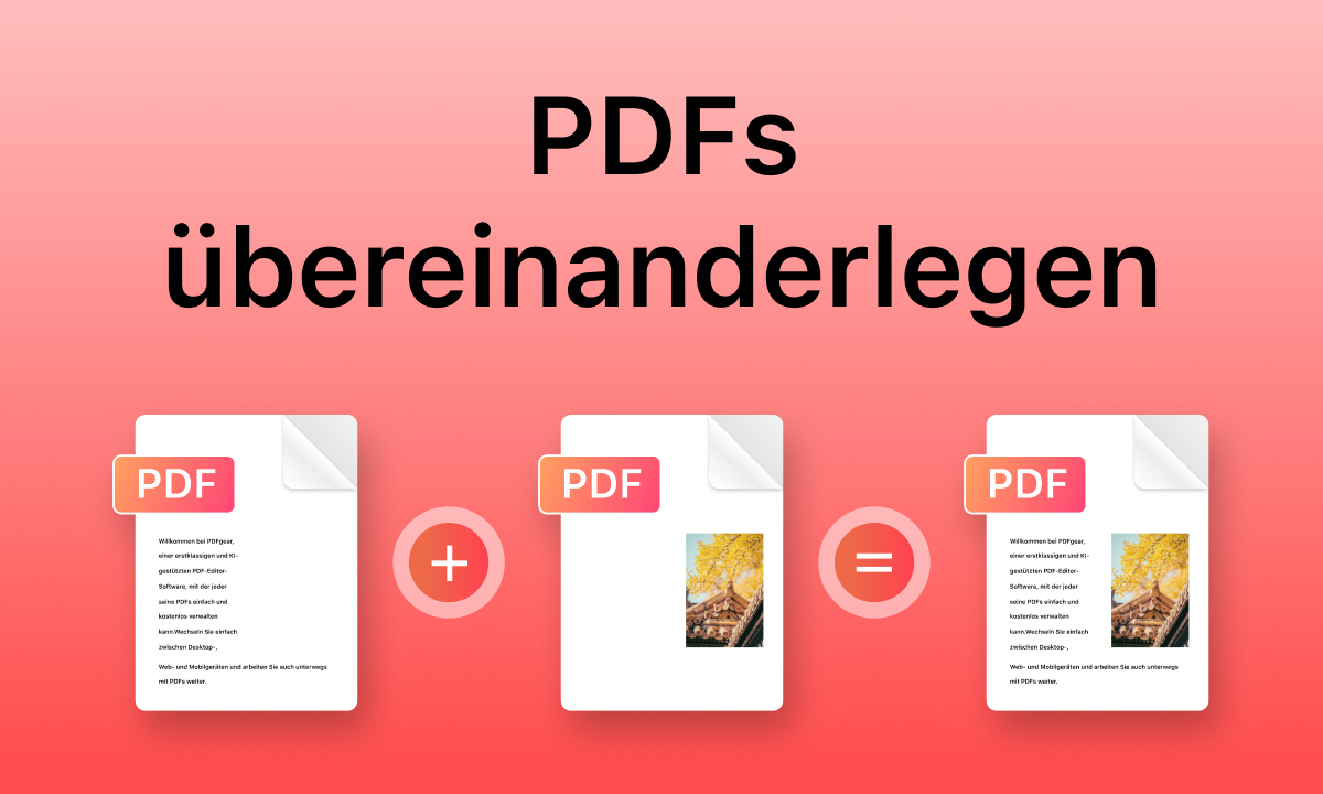 pdfs übereinanderlegen