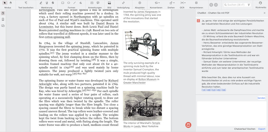 PDFgear Antwortformat