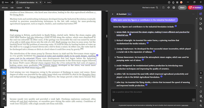 Schlüsselfiguren - Adobe