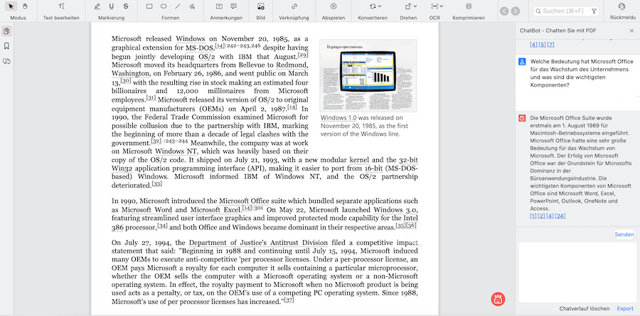 Schlüsselkomponent - PDFgear