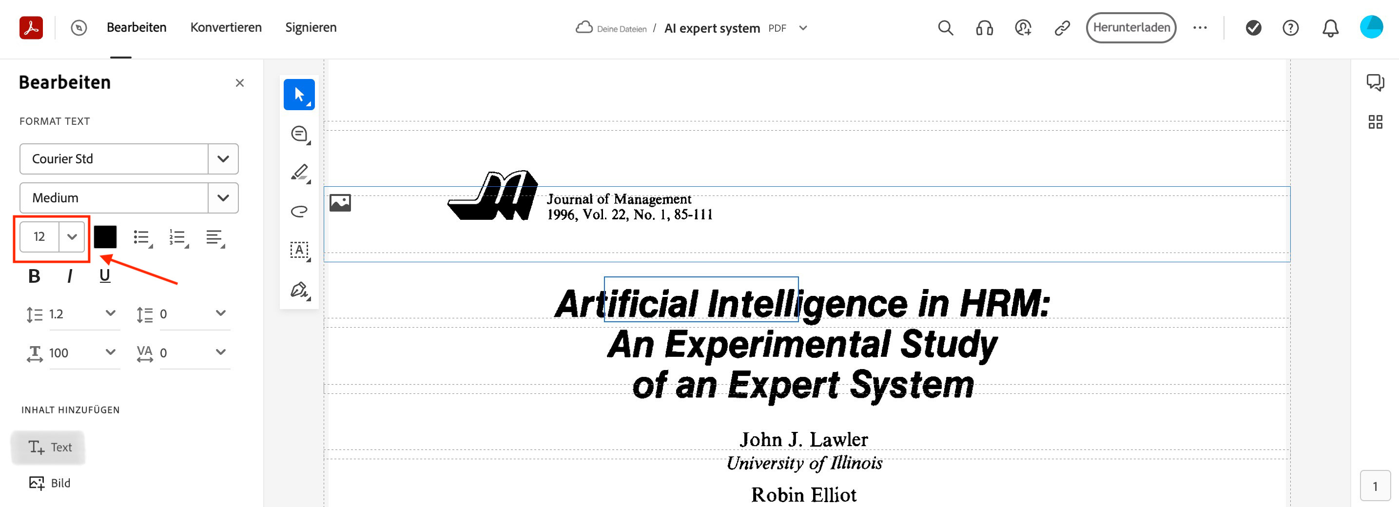 pdf-schriftgroesse-online-aendern