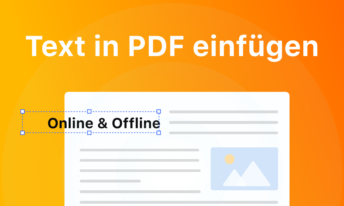 pdf text hinzufügen