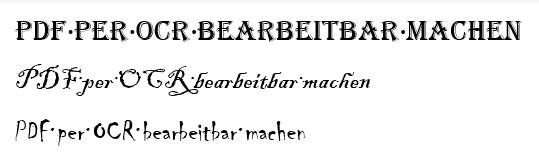 text in pdf falsch erkennen