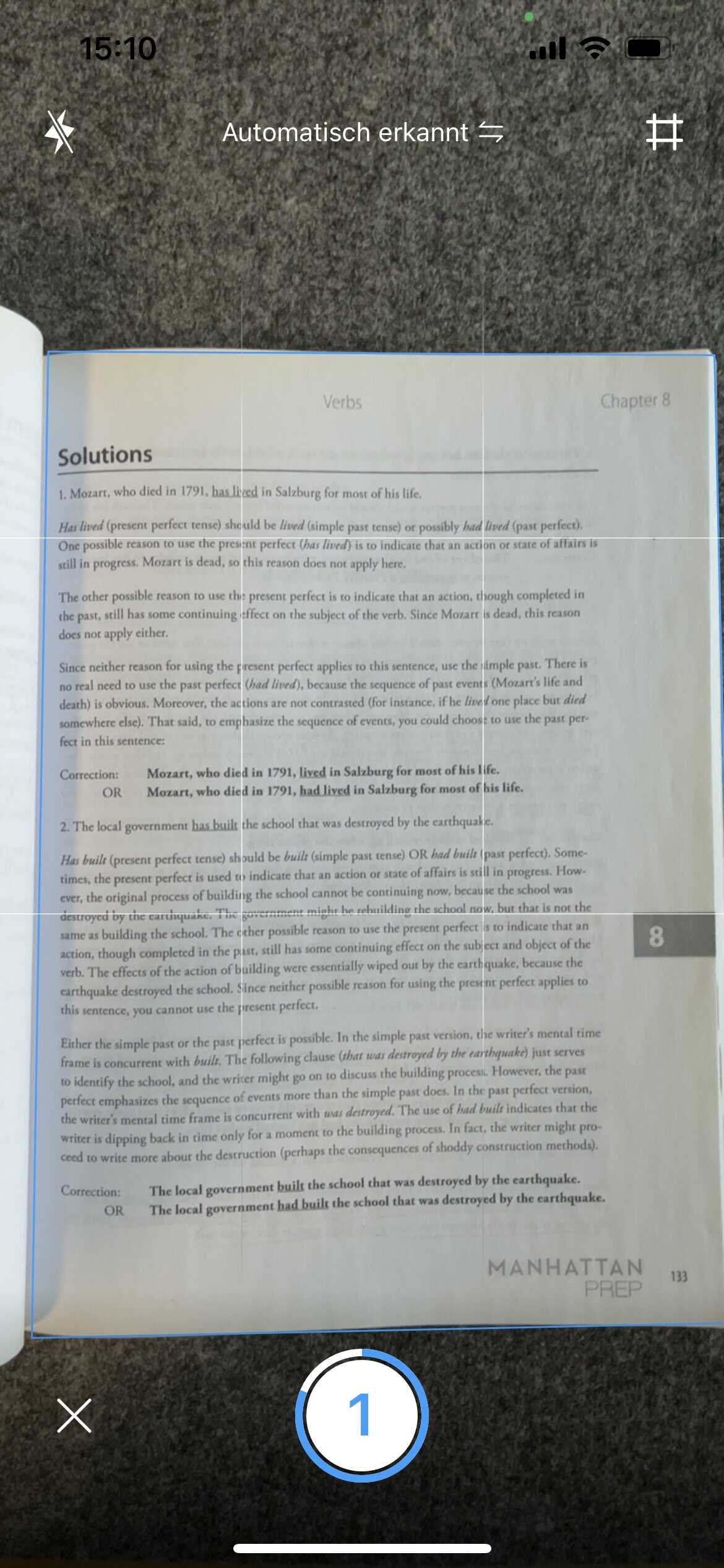 Text mit iPhone scannen