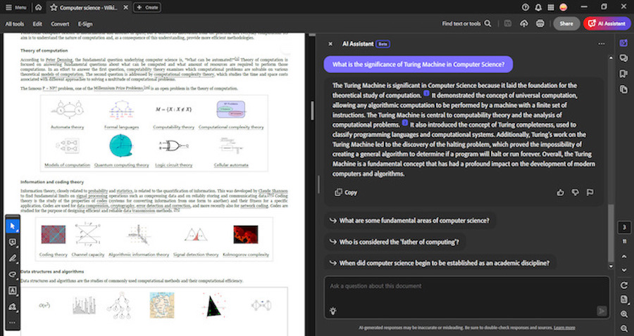 Turingmaschine - Adobe