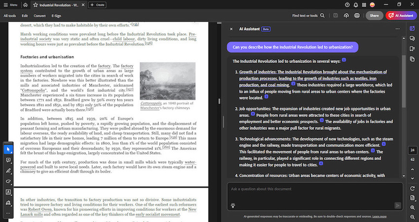 Zur Urbanisierung geführt - Adobe