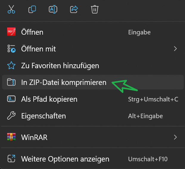 pdf in zip datei verkleinern