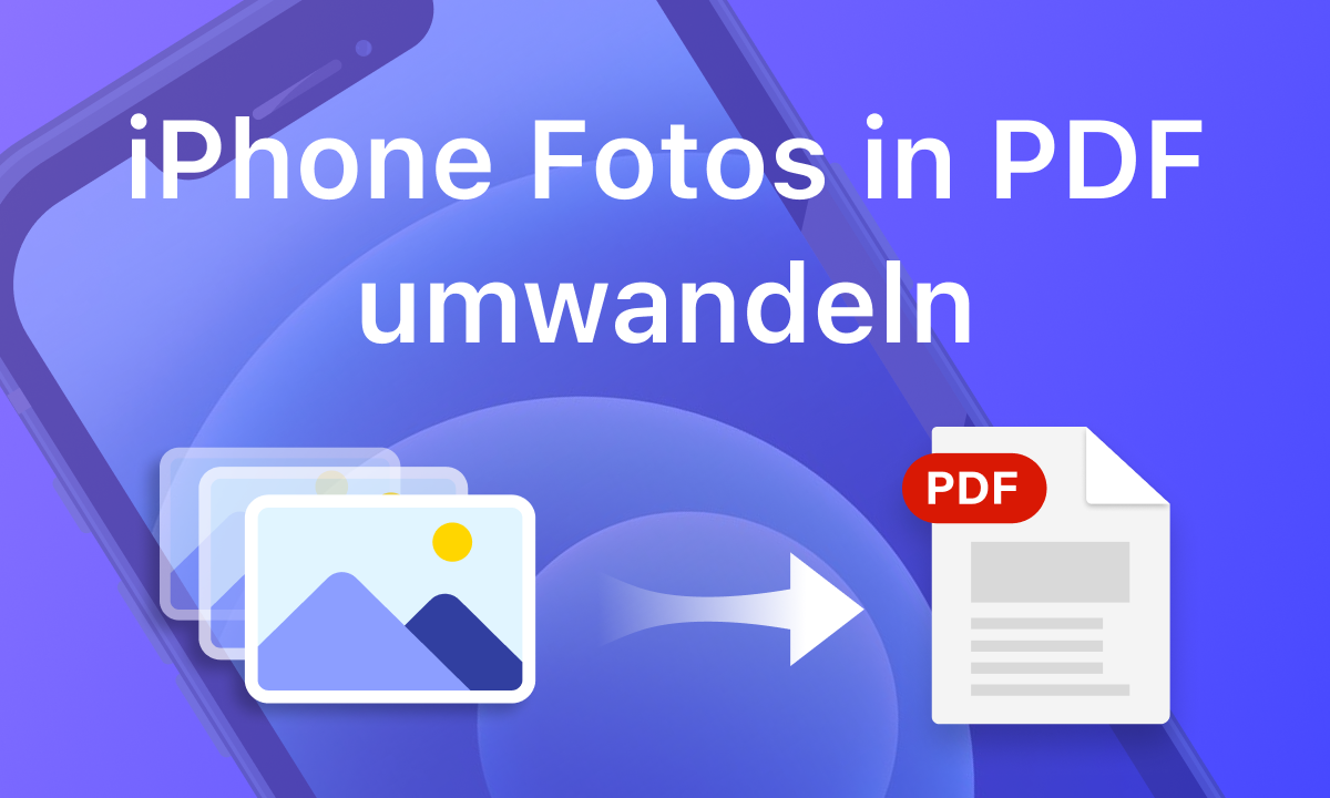 iPhone Fotos in PDF zu konvertieren