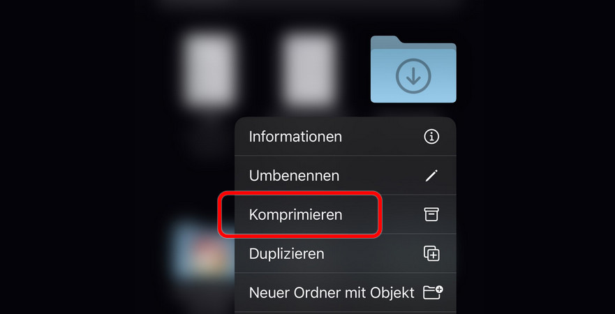 PDF-Dateien in einem Ordner komprimieren