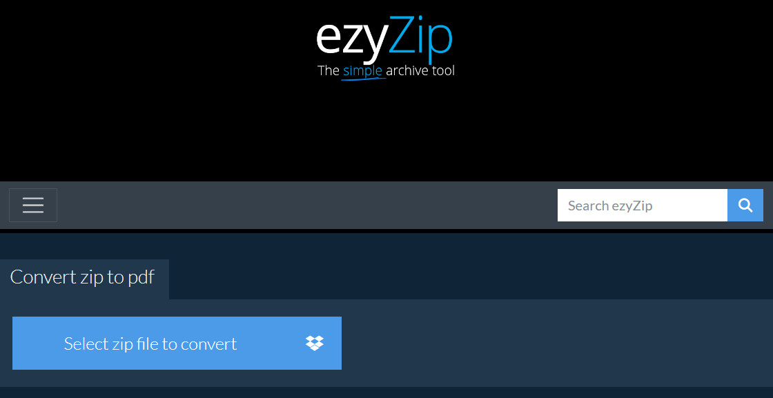 ZIP in PDF mit ezyZip umwandeln