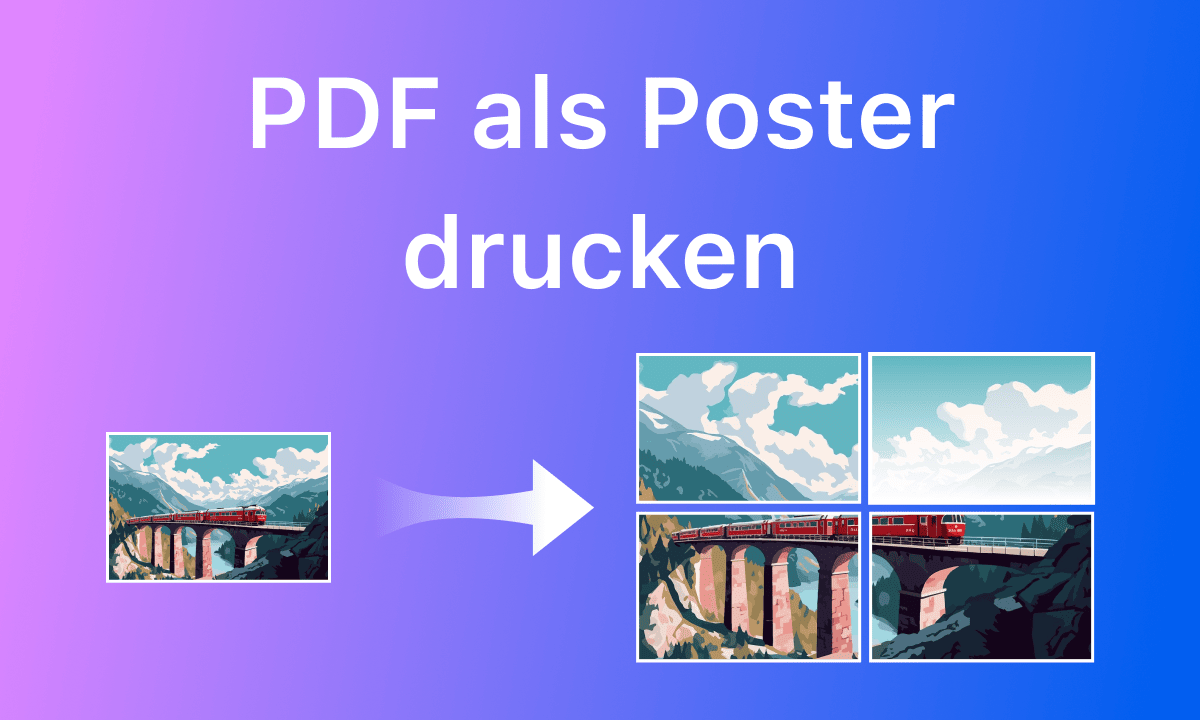 pdf poster drucken