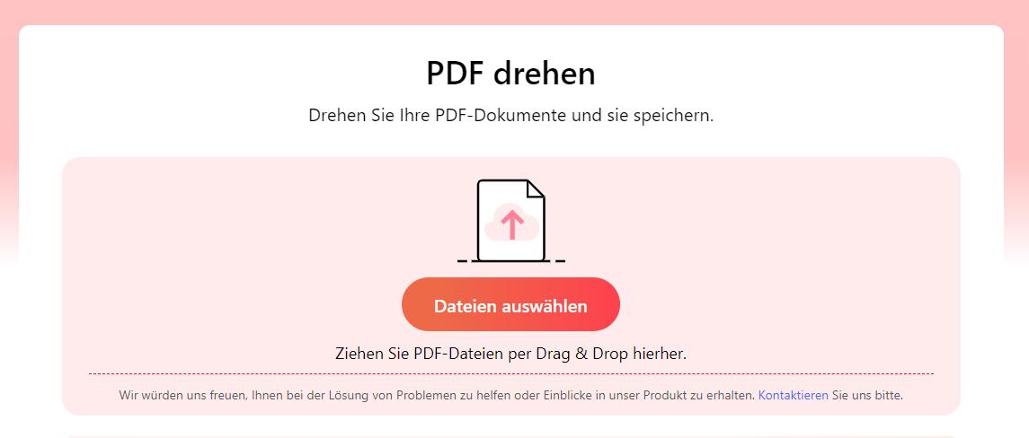 PDF drehen und speichern kostenlos