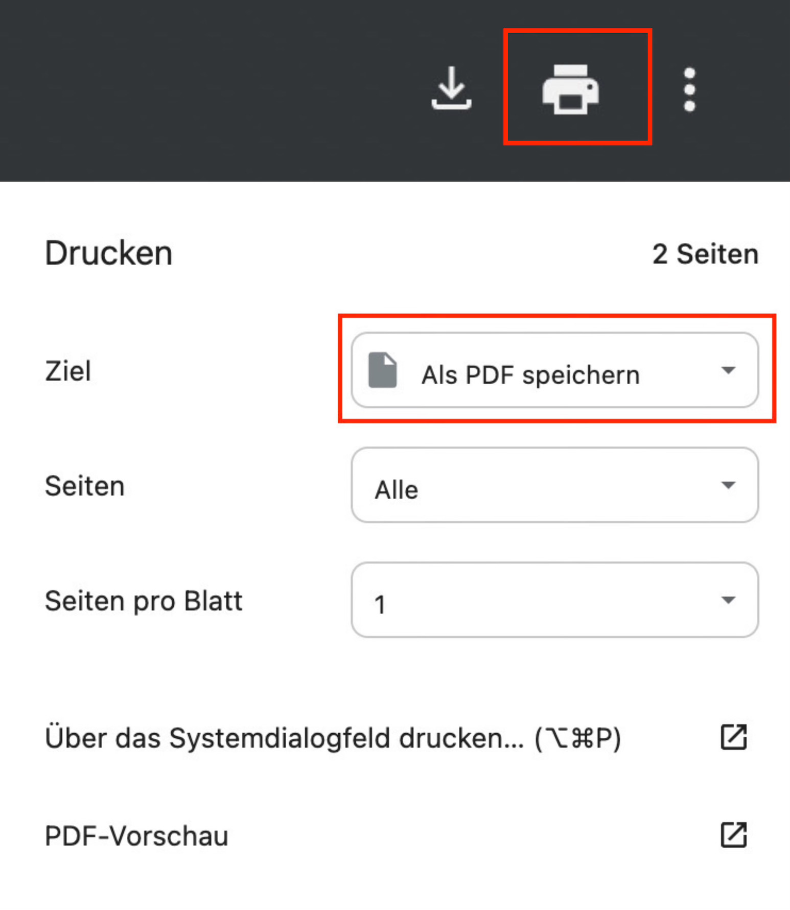 schreibgeschützte PDF neu speichern