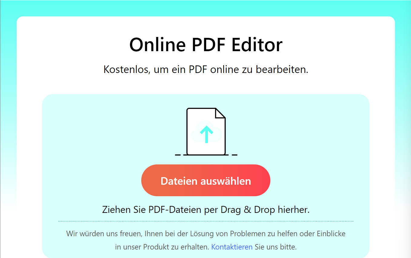 PDF-Datei online gratis signieren