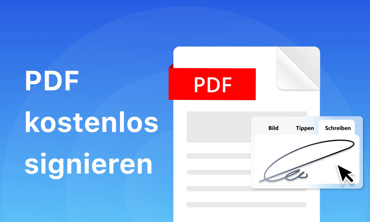 PDF-Dokument kostenlos signieren