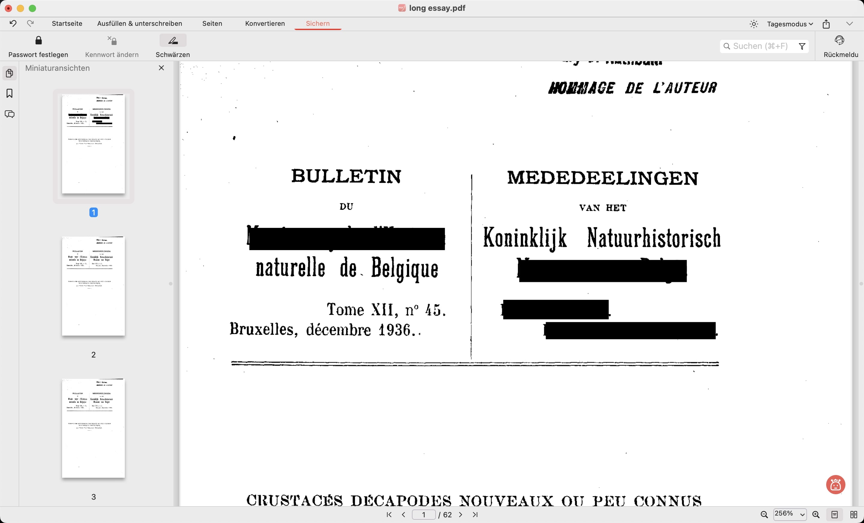 PDF mit PDFgear für Mac schwärzen