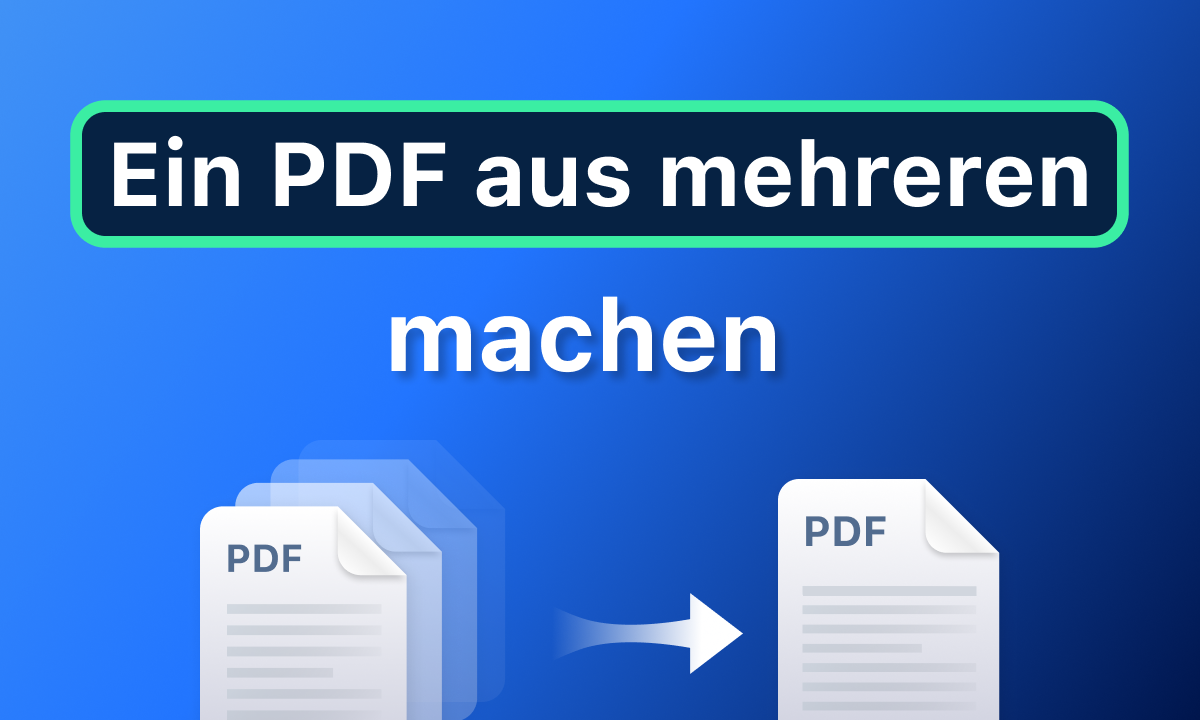 aus mehreren pdf eine machen