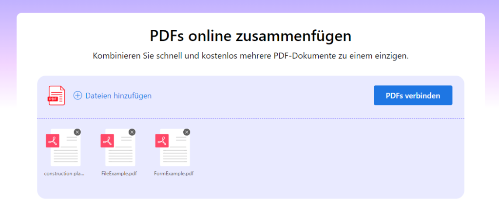 pdf verbinden online