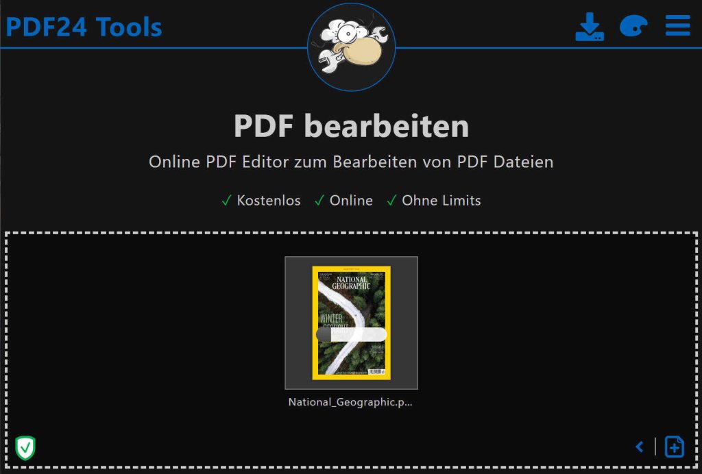 pdf kostenlos bearbeiten mit PDF24