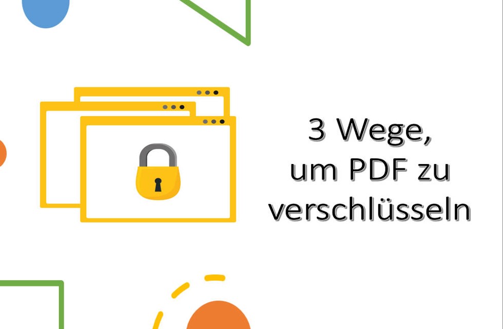pdf datei verschluesseln