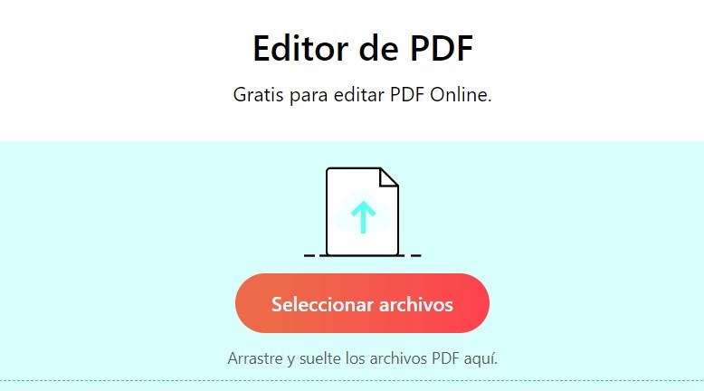 Abrir archivo PDF con el Editor en Línea