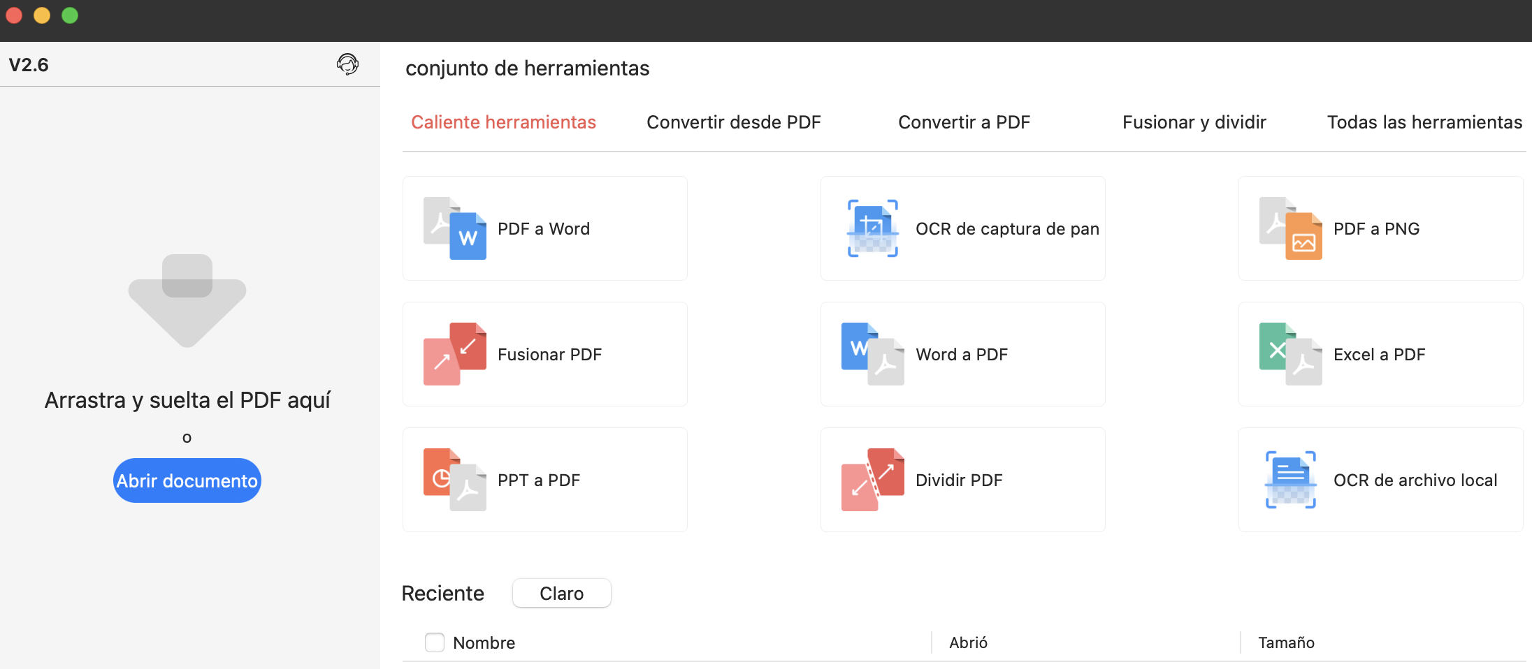 Ir a Combinar PDF