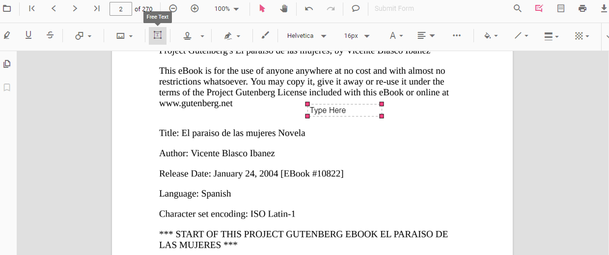 Añadir Cuadro de Texto a PDF