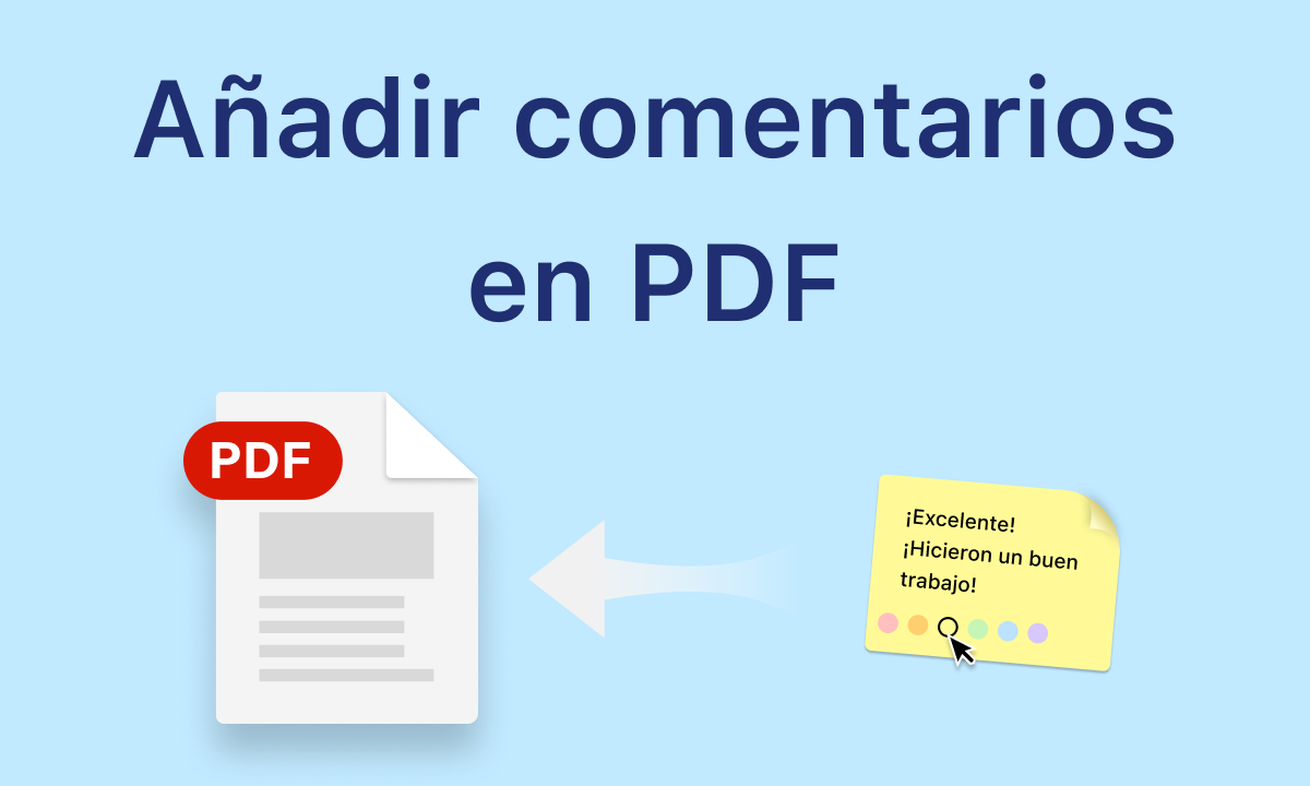 Cómo comentar y marcar un PDF