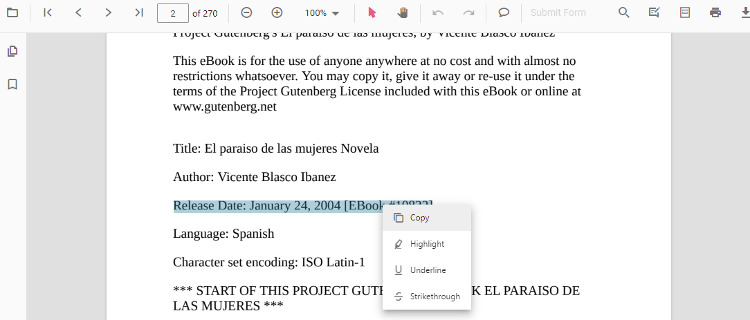 Copiar Texto de un PDF con el Editor en Línea de PDFgear