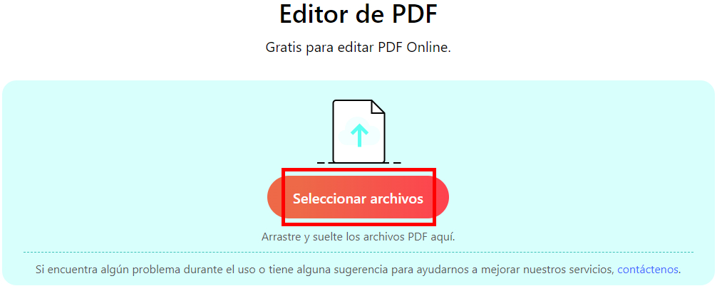 Subir un PDF en Línea para Firmar