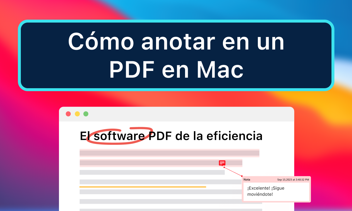 Cómo anotar en un PDF en Mac 