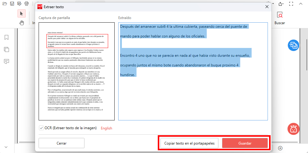 Copiar Texto de PDF Usando PDFgear OCR