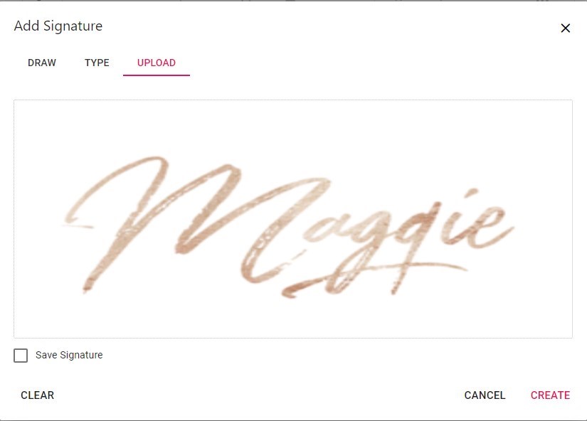 Crear una Firma en PDFgear Online