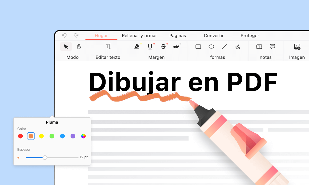 Cómo dibujar en PDF GRATIS