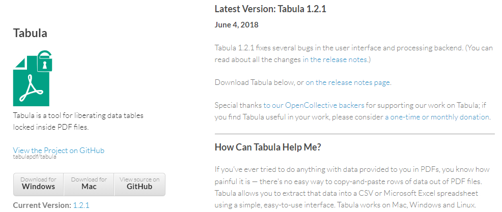 Descargar e Instalar Tabula