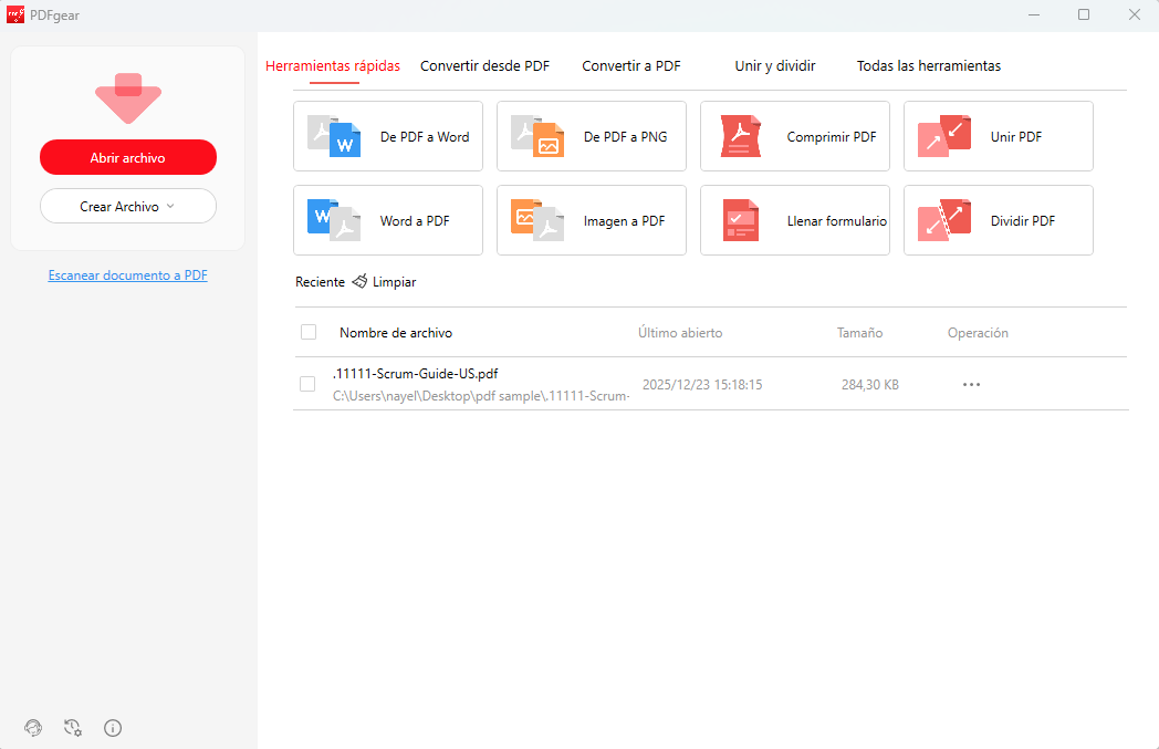 Dibujar en PDF en Windows