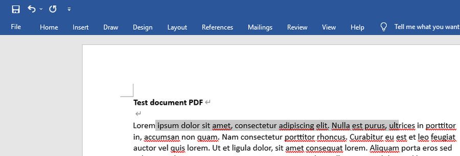 Editar PDF en Microsoft Word