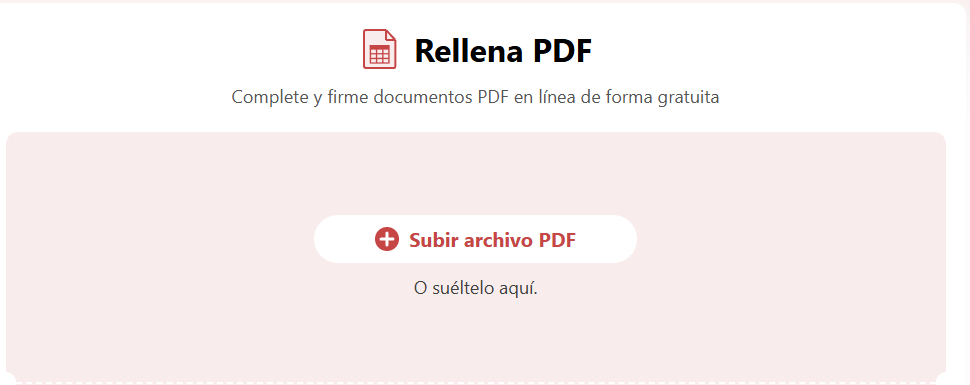 Subir archivo PDF