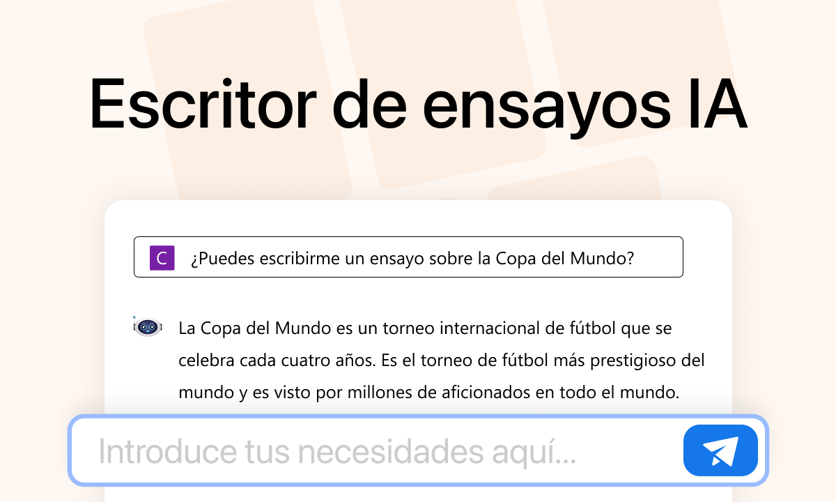 Escritor de ensayos IA 