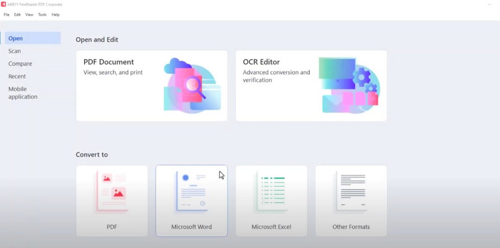 Convertidor OCR FineReader PDF