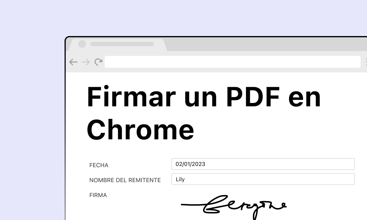 Cómo firmar un PDF en Chrome