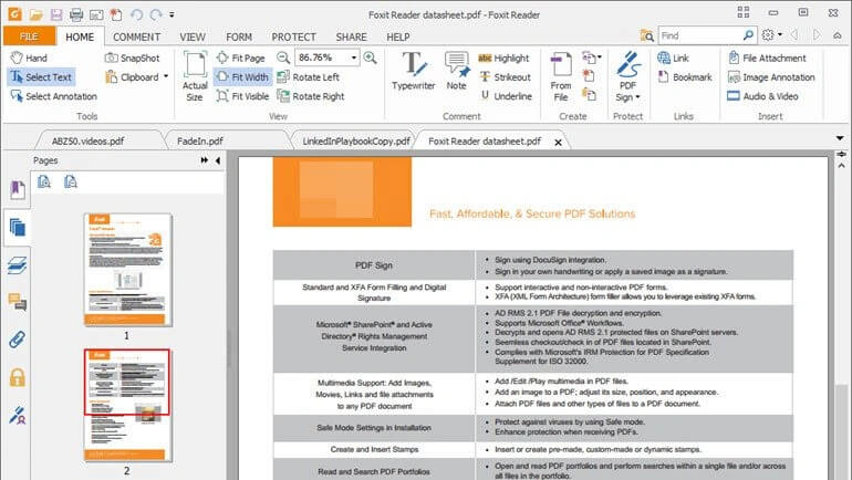 Lector de PDF con IA de Foxit