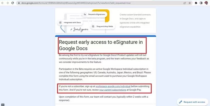 Obtener eSignature
